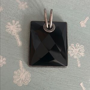 Black Geometric Pendant